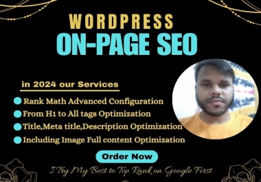 I will do perfect rank math on-page SEO