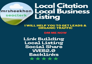 30 best Local SEO Citations,  local listing