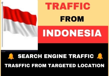 Get 50000 targeted Indonesia traffic from low rate