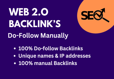 I Will Create Web Manual 2.0 Backlink's