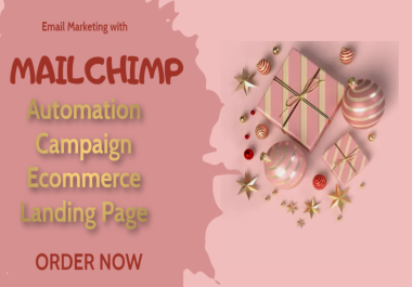 Mailchimp template design,  email marketing campaign,  newsletter design to grow your business quickly