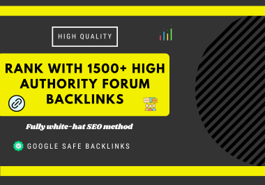 Rank With 1500+ High Authority Forum Backlinks