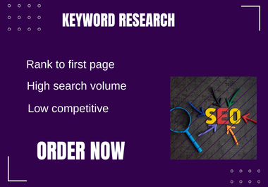I will do keyword research and select profitable keywords for your website
