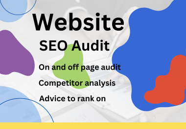 I can offer you a comprehensive SEO audit report and an action plan.