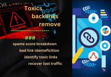 Toxics Backlinks remove And Recover lost links are traffic