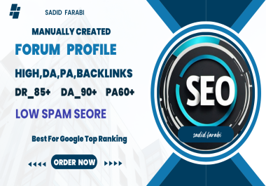 250 SEO profile backlinks with high da white hat profile link building