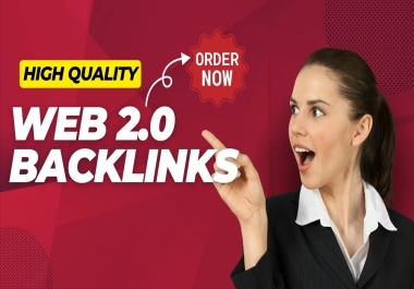 I will do 80 high quality web 2.0 backlinks