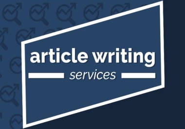 Unique Article Writing Services Available