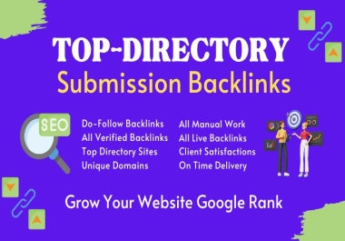 I will create manually 150 HQ directory submission backlinks for local SEO
