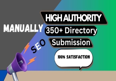 I will do manually indexable HQ Directory submission SEO backlinks