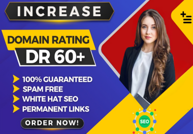 Domain Rating DR 60 Plus With Dofollow Backlinks