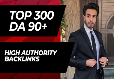 300 powerful seo da 90 backlinks for google ranking