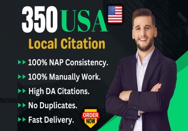350 USA local citations and directries submission