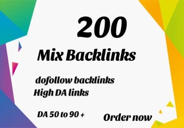 Boost Your Website Ranking with 200 Mix SEO Backlinks