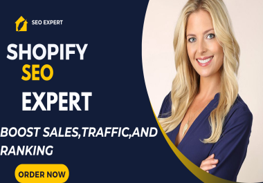 I will be your shopify SEO specialist and expert to rank your products higher in google