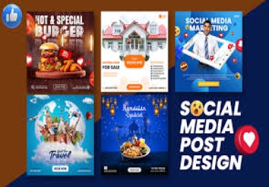 I will design attractive social media posts and advertising