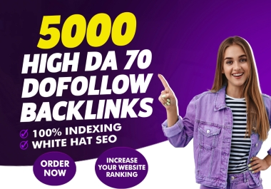 I will do 500 da 70+ Web 2.0 contextual dofollow off page seo backlinks