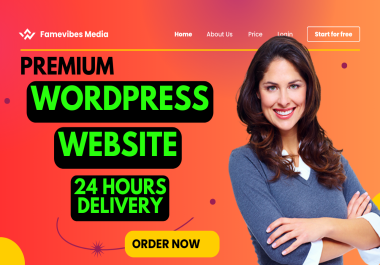I will design wordpress / Shopify / Dropshipping website in 24 hours