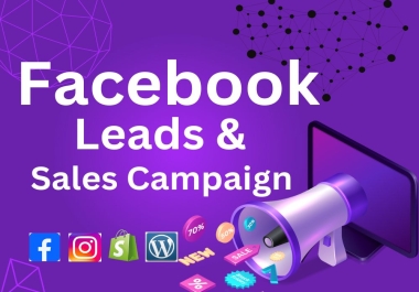 I will run Facebook lead generation, Facebook ads campaign, Pixel setup