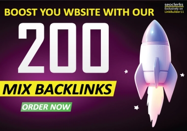 Boost Your Website Ranking with 200 High-Quality Mix Backlinks