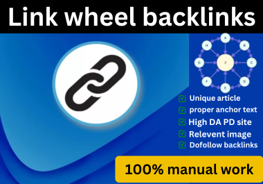 Manually 40 Powerful Link Wheel Web 2.0 Dofollow SEO Backlinks With High Authority