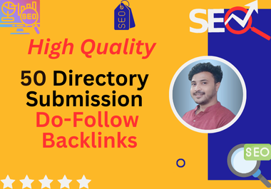 I Will do 50 Directory Submission Backlinks in high quality DA-PA approval site