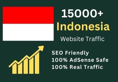 Get 15000+ Indonesian Targeted Human traffic to your website