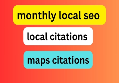 Local SEO And local citation Gmb Optimize Map Citation