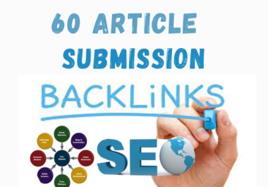 60 Article DA 50 TO 70 with dofollow sites on high authority Backlinks