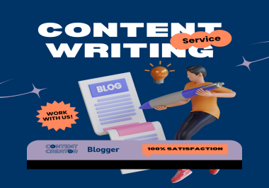 I will do SEO article writing,  blog and content writing