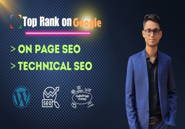 Complete onpage SEO and technical optimization of your website