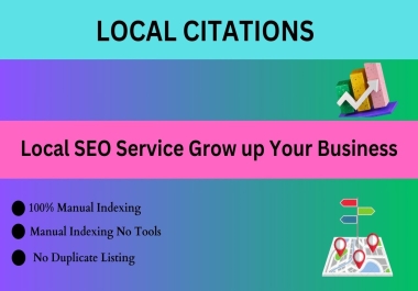 Top Local SEO Citation Business Listing Quality Dofollow Backlinks