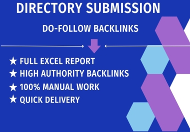 I will do 150 Manually directory submission