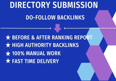 I will do 70 Manually directory submission