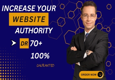 I will elevate your domain rating DR 70 aherf with effective SEO backlinks