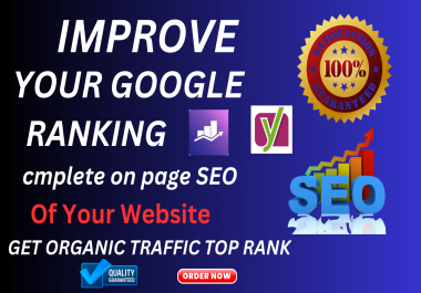 I will do speed optimization and complete on page SEO