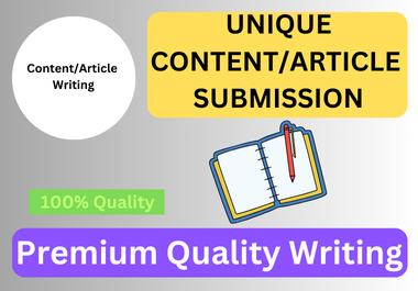 I will be your SEO content or Article Writer of 800-1000 words