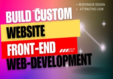 Professional Responsive Web Development and cloning with HTML,  CSS,  JS and React. js