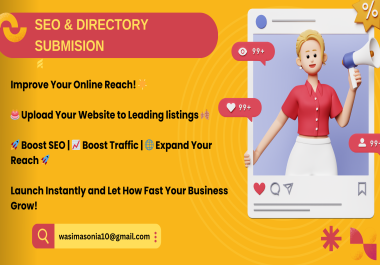Provide 50 Directory Manually for online visibility