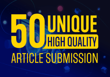 Get 50 Unique High Quality Do-follow Backlinks With DA 70 To 90