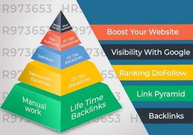 Top Google Ranking With 3 Tiered Link Pyramid SEO Backlinks