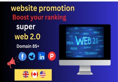 web2.0 backlinks with high da pa dofollow backlinks for google ranking