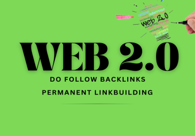 80 Manual post Web 2.0 Backlinks in top link building sites to Rank website