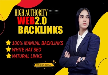 I will give you 80 excellent web2.0 backlinks for your website ranking.