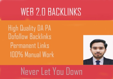 I will give 50 web2.0 backlinks for your website