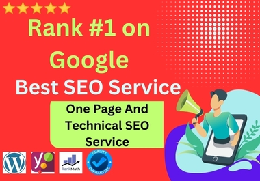 I will do on page SEO and technical for your website