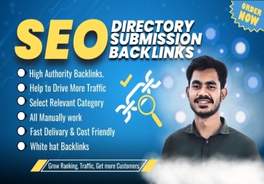 I will do 70 HQ niche directory submission indexable SEO Backlinks