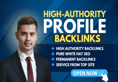 I will do 350 Manually High Authority Profile Backlinks