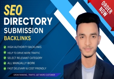 I will Do 70 Directory Submission High-Quality SEO backlink