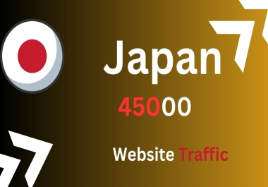 I will Japan 45000 Organic website Traffic